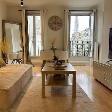 Appartement Paris Vue Tour Eiffel Trocadero Exterior foto