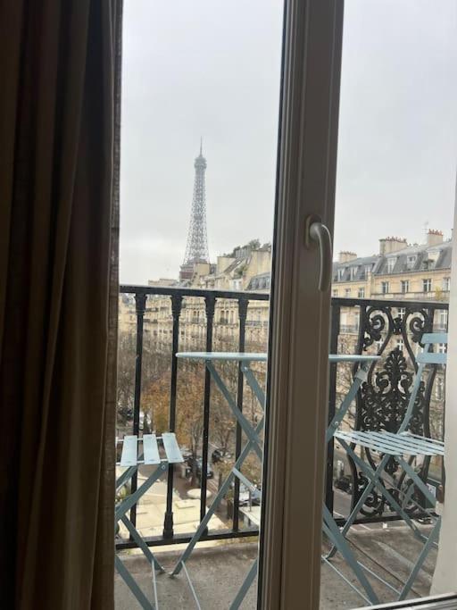 Appartement Paris Vue Tour Eiffel Trocadero Exterior foto